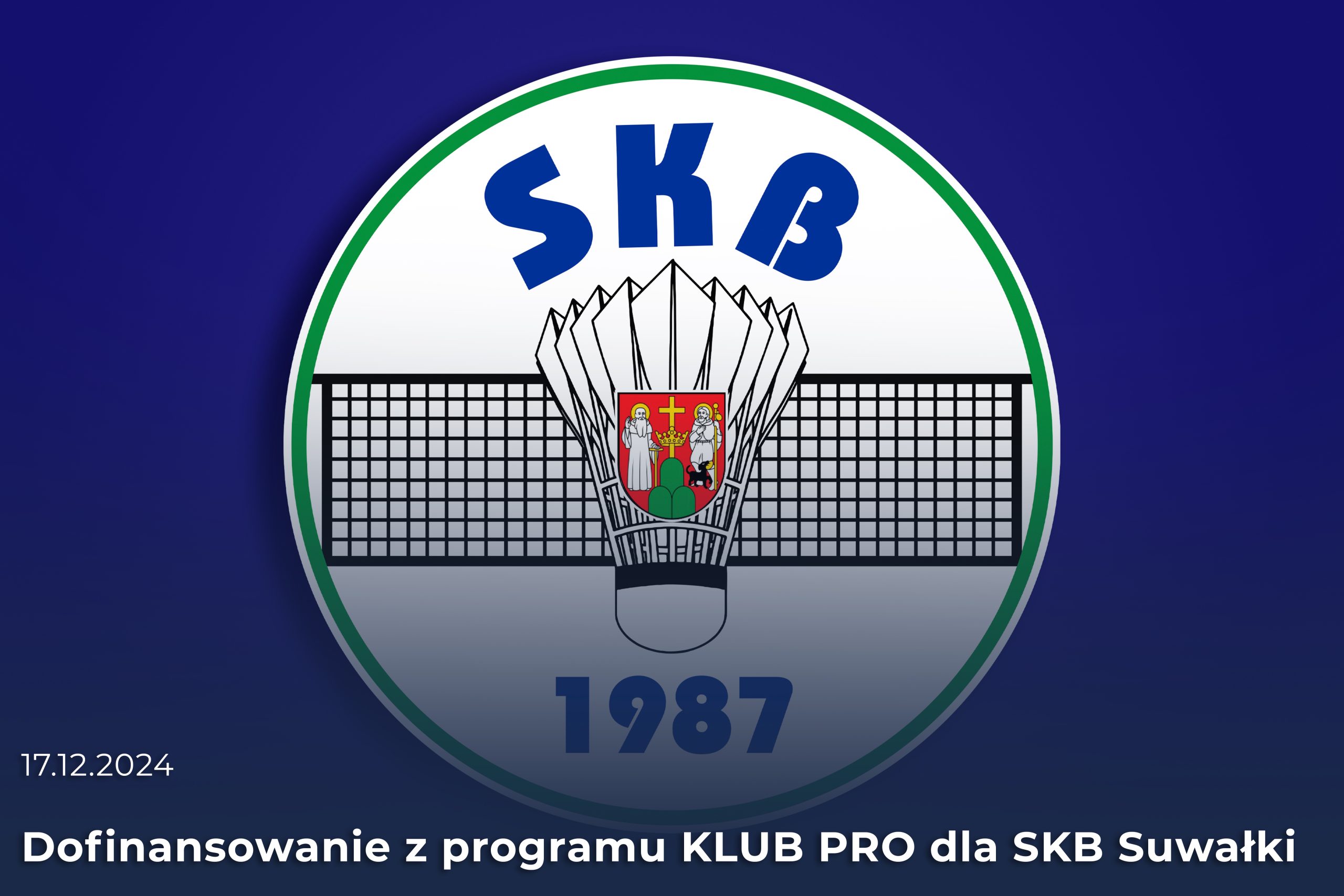 Dofinansowanie z programu Klub Pro dla Suwalskiego Klubu Badmintona