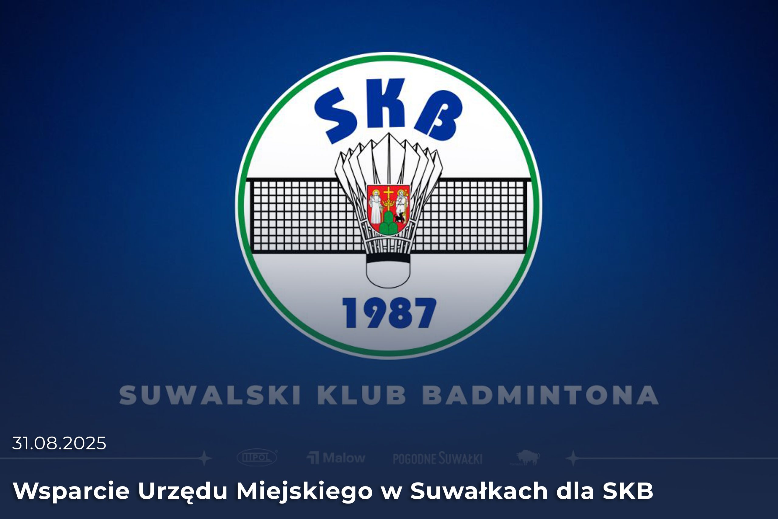 Wsparcie Urzędu Miejskiego w Suwałkach dla SKB w sezonach 2025/2026 oraz 2026/2027