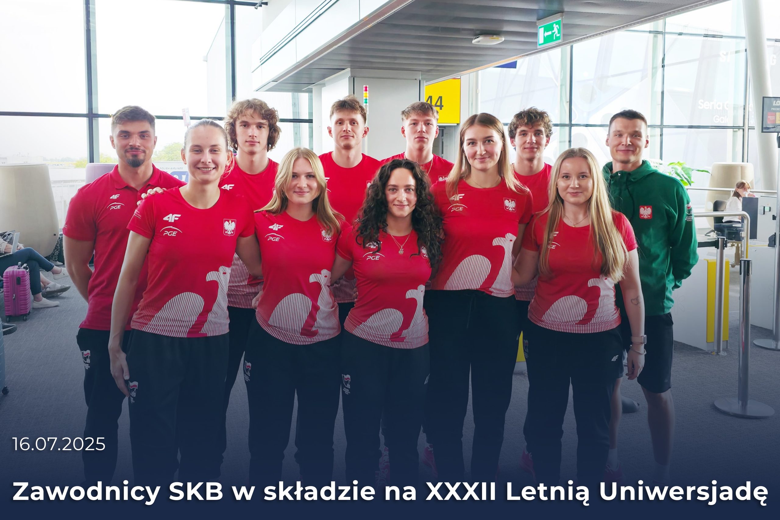 Zawodnicy SKB w składzie na XXXII Letnią Uniwersjadę