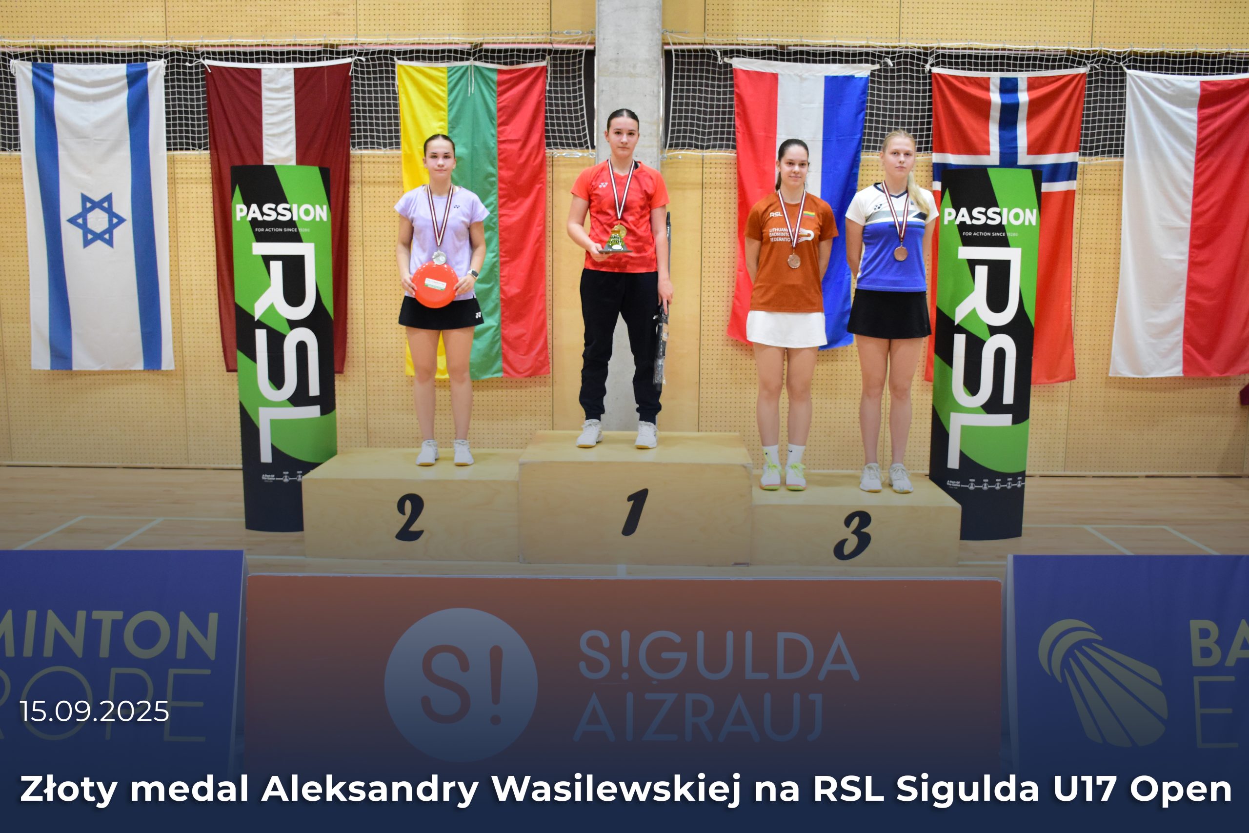 Aleksandra Wasilewska zwycięża na RSL Sigulda U17 Open 2025