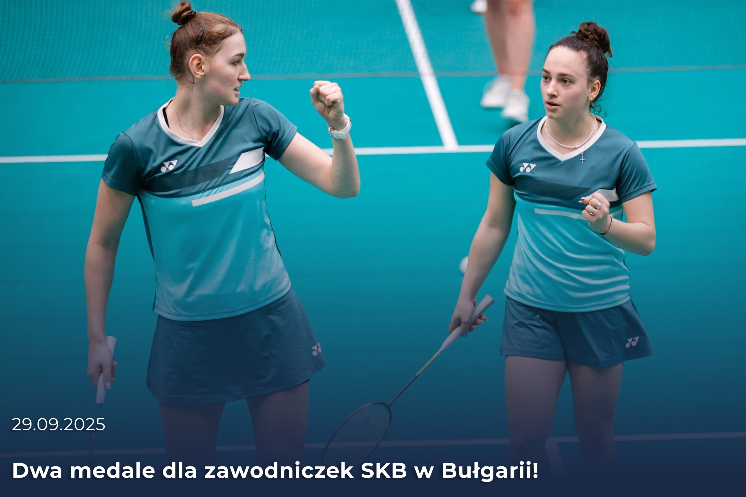 Dwa medale dla zawodniczek Suwalskiego Klubu Badmintona w Bułgarii