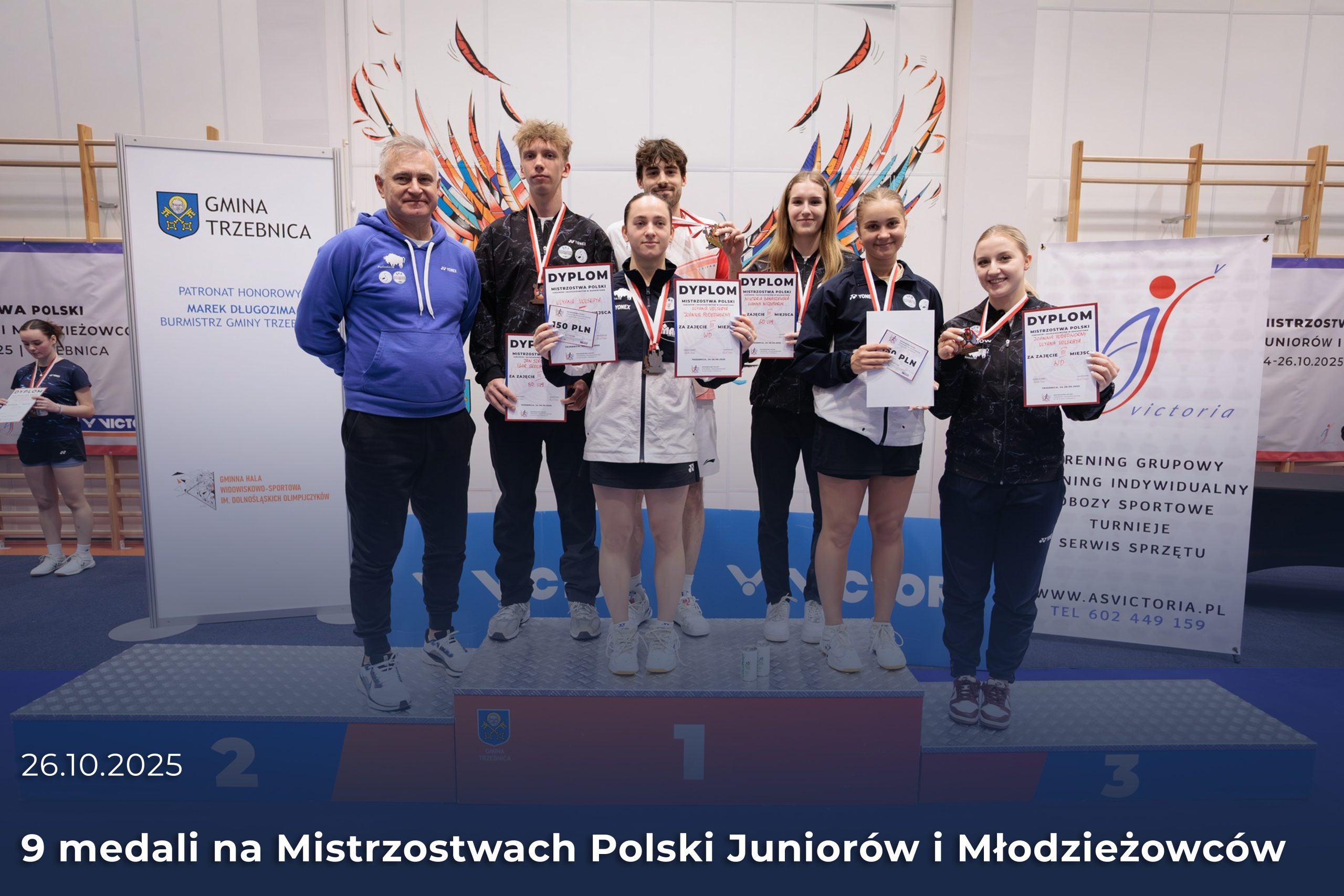 9 medali na Mistrzostwach Polski Juniorów i Młodzieżowców