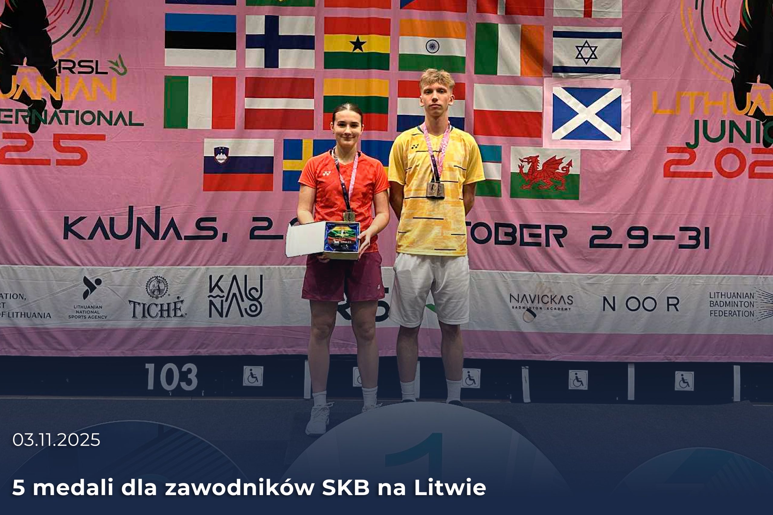 5 medali dla zawodników SKB podczas turniejów na Litwie